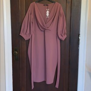 Off The Shoulder Wrap Dress
